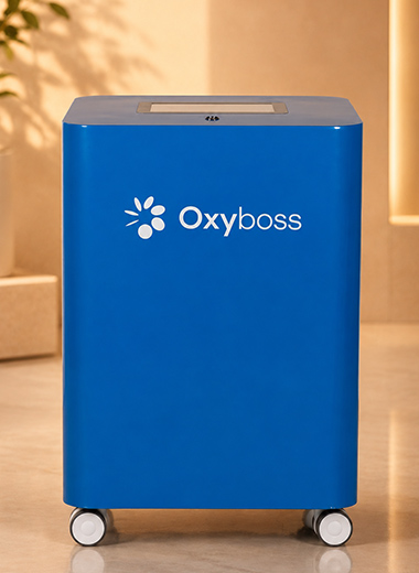 Hyperbaric oxygen chamber oxygen machine