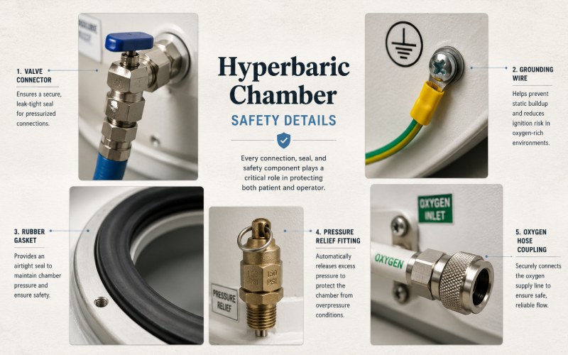 Chamber safety component details
