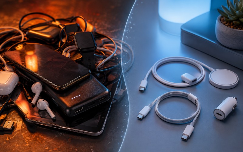 Consumer electronics contrasted with approved low-voltage chamber accessories