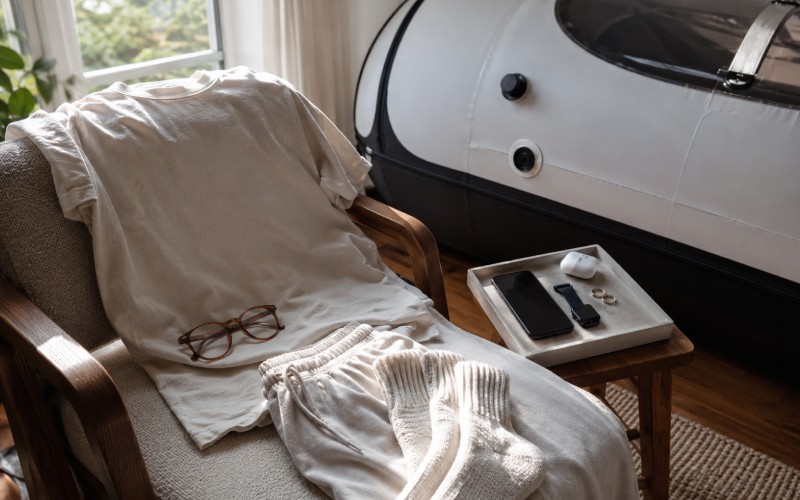 Home hyperbaric chamber prep