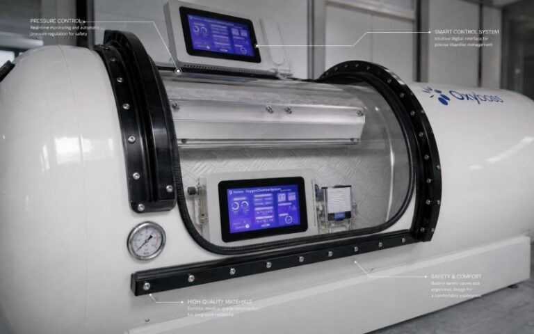 Hyperbaric chamber safety close-up