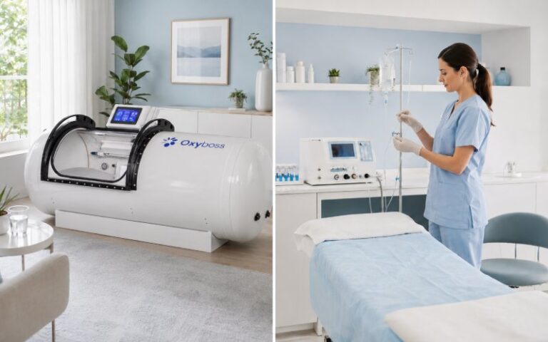 Hyperbaric chamber and ozone therapy comparison