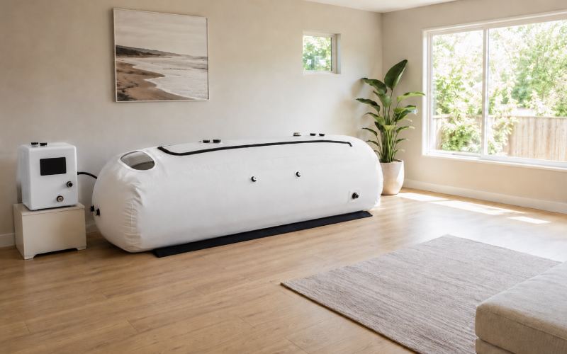 modern white hyperbaric chamber