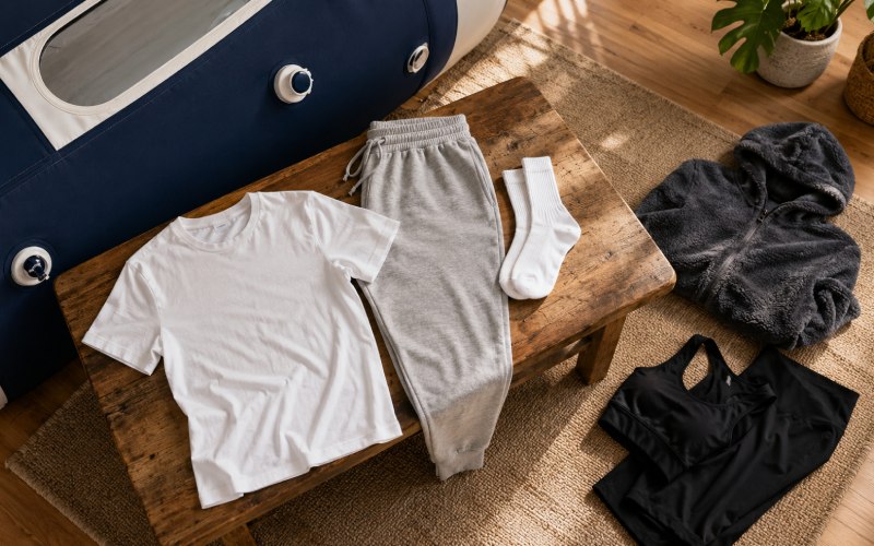 Cotton clothing for chamber use