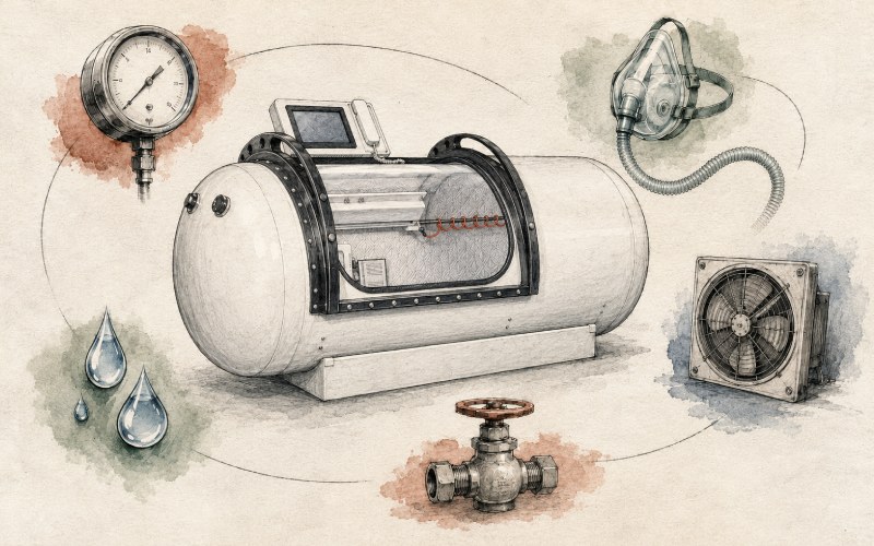 Five factors affecting hyperbaric session quality