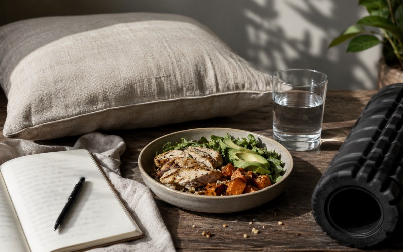 Food, hydration and sleep support athletic recovery