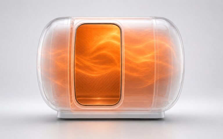 Heat and airflow inside a hyperbaric chamber