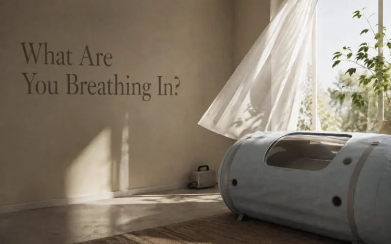 Fresh airflow around a mild hyperbaric chamber