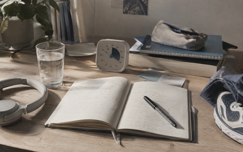 Everyday tools used to support focus and routine